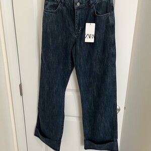 Zara Women Dark Blue Jeans